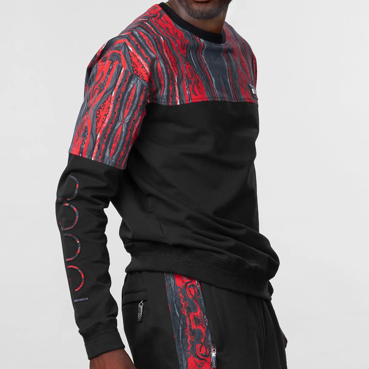 COOGI Classic Red-Black Fleece Crewneck sold by COOGI product image thumbnail 2