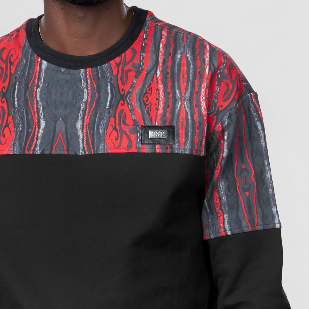 COOGI Classic Red-Black Fleece Crewneck sold by COOGI product image thumbnail 4