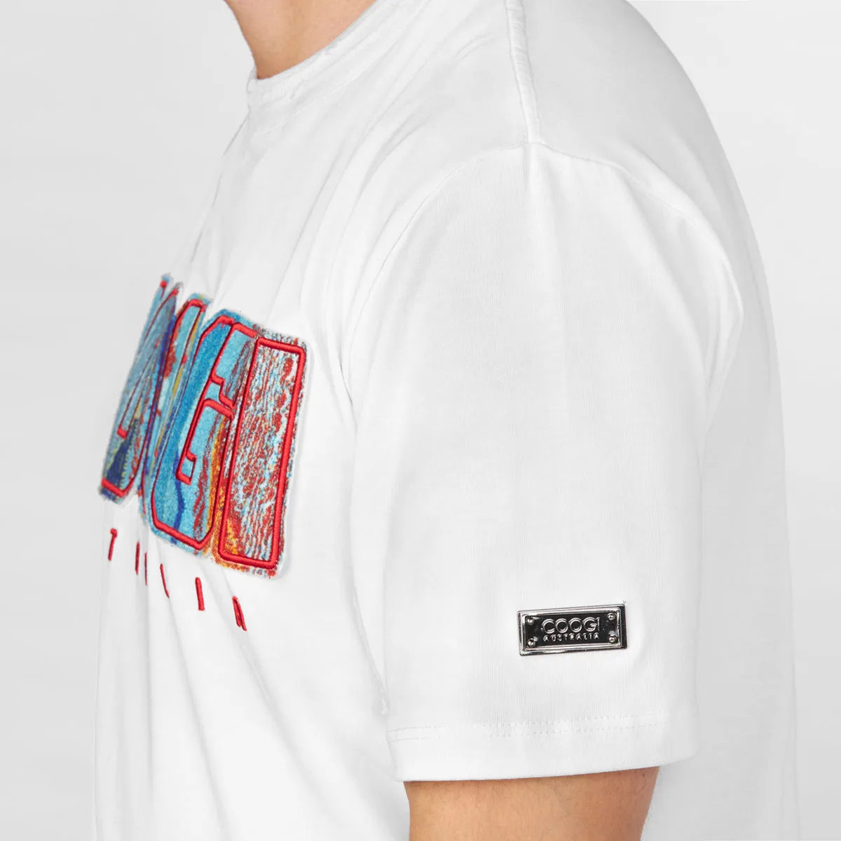 COOGI Block Logo Tee in White sold by COOGI product image thumbnail 5
