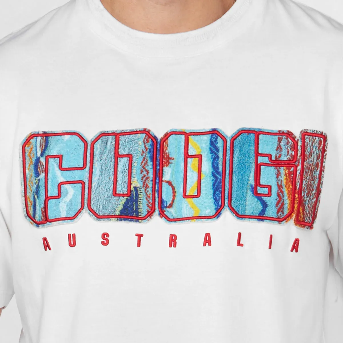 COOGI Block Logo Tee in White sold by COOGI product image thumbnail 2