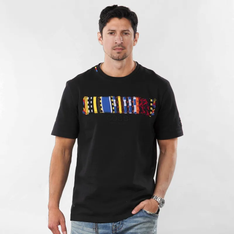 COOGI BRILLIANT (MIXED-MEDIA SWEATER PIECED) TEE sold by COOGI