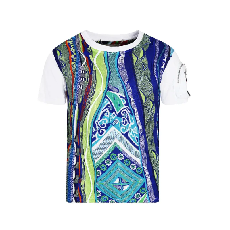 COOGI Sweater-Pieced Tee - Malibu sold by COOGI