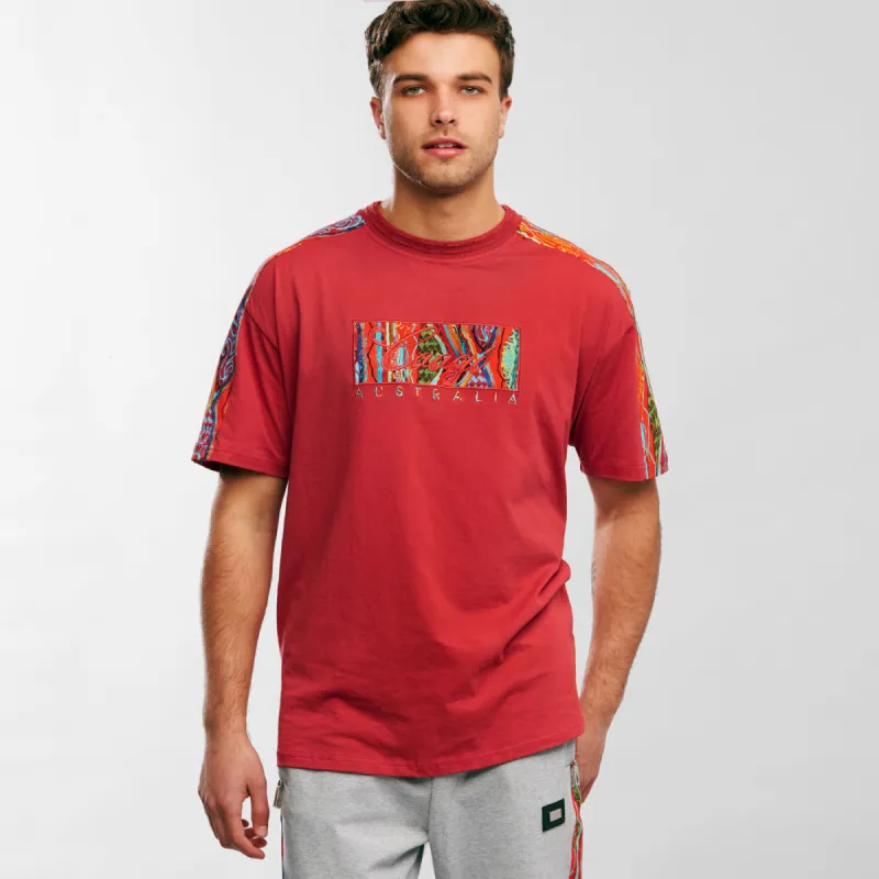 COOGI PATCH TEE - BURGUNDY sold by COOGI