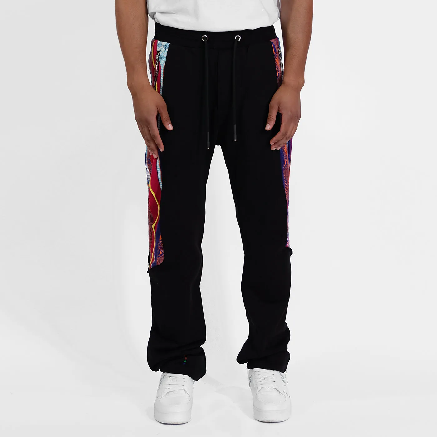 New - COOGI Sweater Pieced Fleece Jogger in Black sold by COOGI