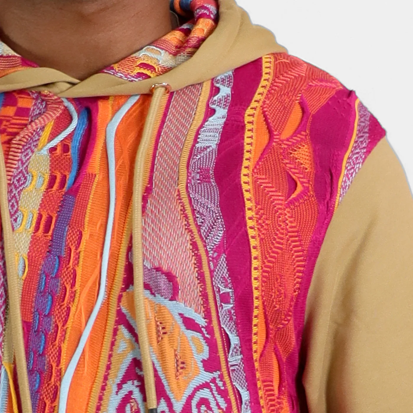 New -COOGI Sweater Pieced Hoody in Khaki sold by COOGI product image thumbnail 5