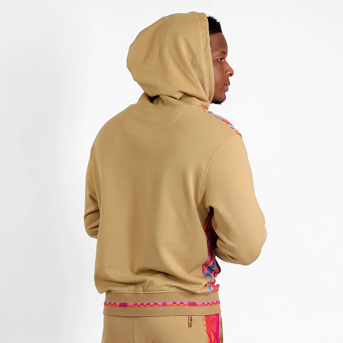 New -COOGI Sweater Pieced Hoody in Khaki sold by COOGI product image thumbnail 3
