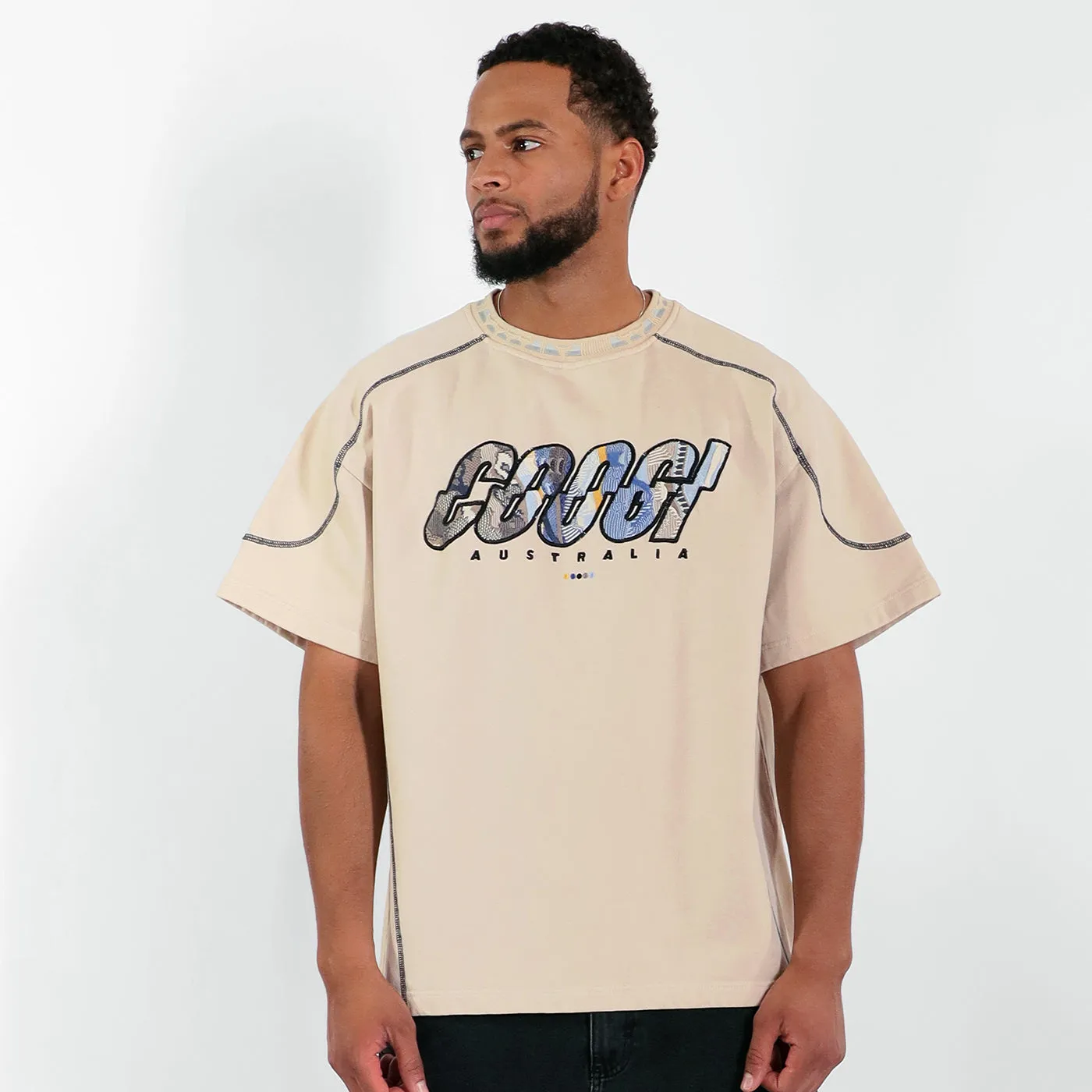 New - COOGI French Terry Tee - Khaki sold by COOGI product image thumbnail 2