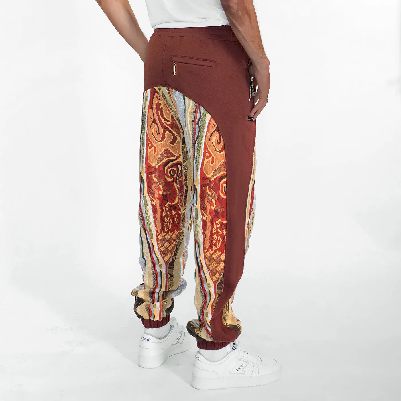 New - COOGI Sweater Pieced Fleece Jogger in Brown sold by COOGI product image thumbnail 3