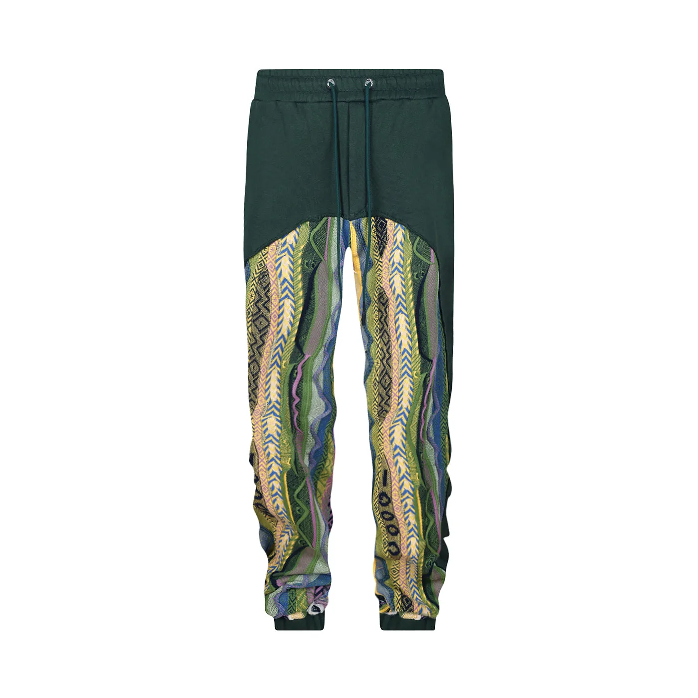 New - COOGI Sweater Pieced Fleece Jogger in Green sold by COOGI