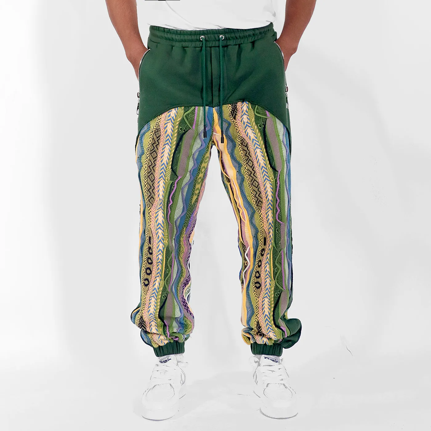 New - COOGI Sweater Pieced Fleece Jogger in Green sold by COOGI product image thumbnail 2