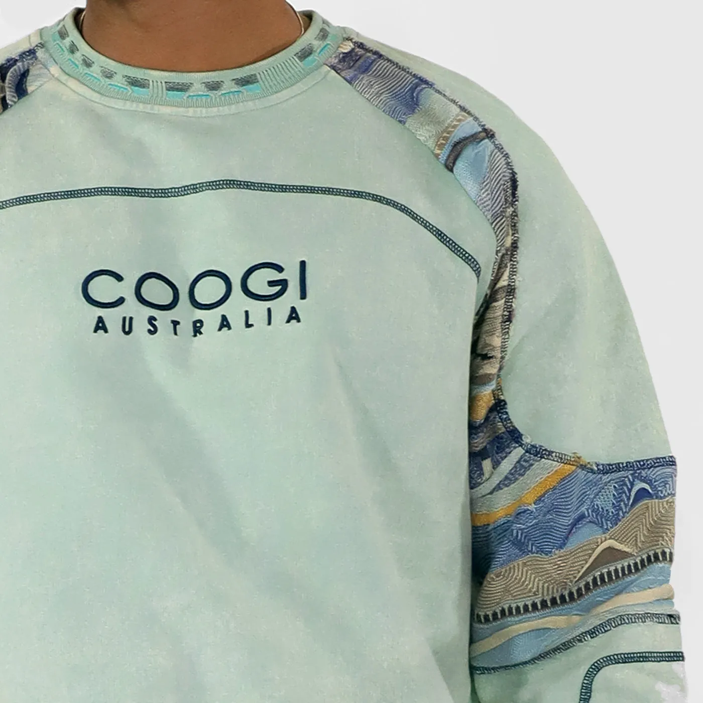 New - COOGI Sweater French Terry Crewneck - Mint sold by COOGI product image thumbnail 4