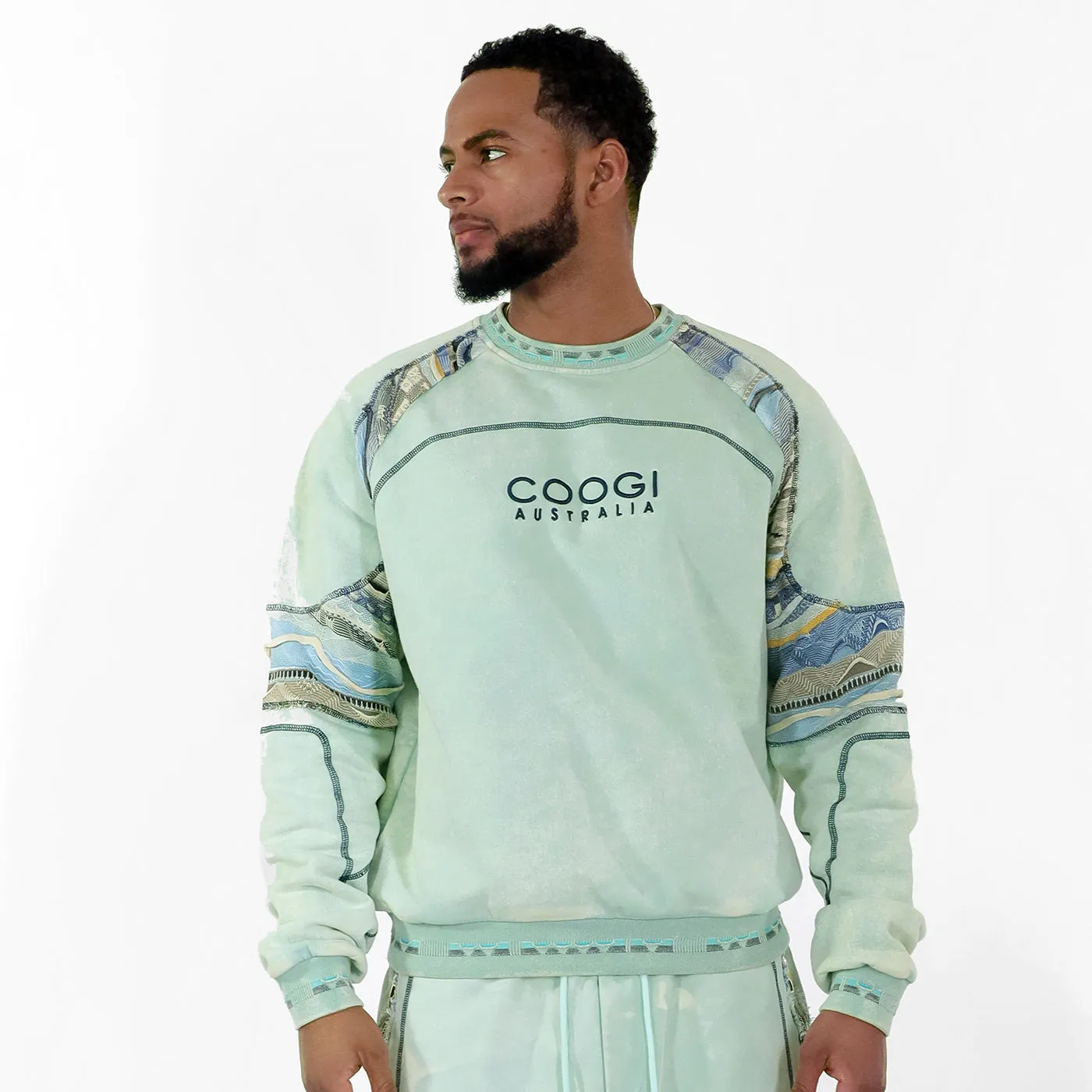 New - COOGI Sweater French Terry Crewneck - Mint sold by COOGI product image thumbnail 2