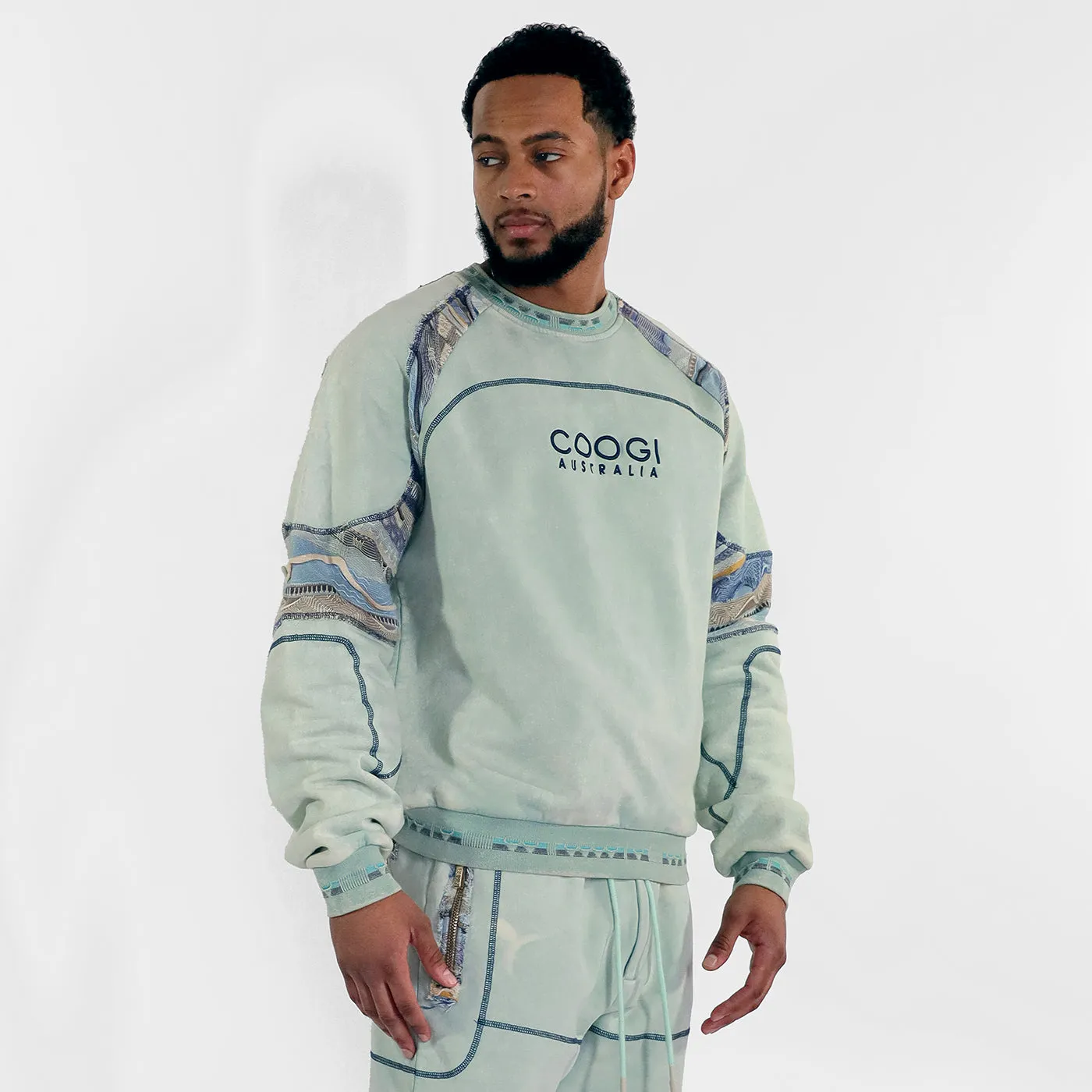 New - COOGI Sweater French Terry Crewneck - Mint sold by COOGI product image thumbnail 3