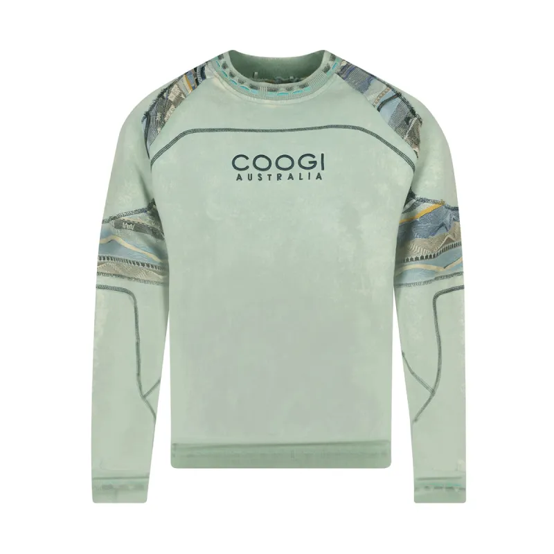 New - COOGI Sweater French Terry Crewneck - Mint sold by COOGI