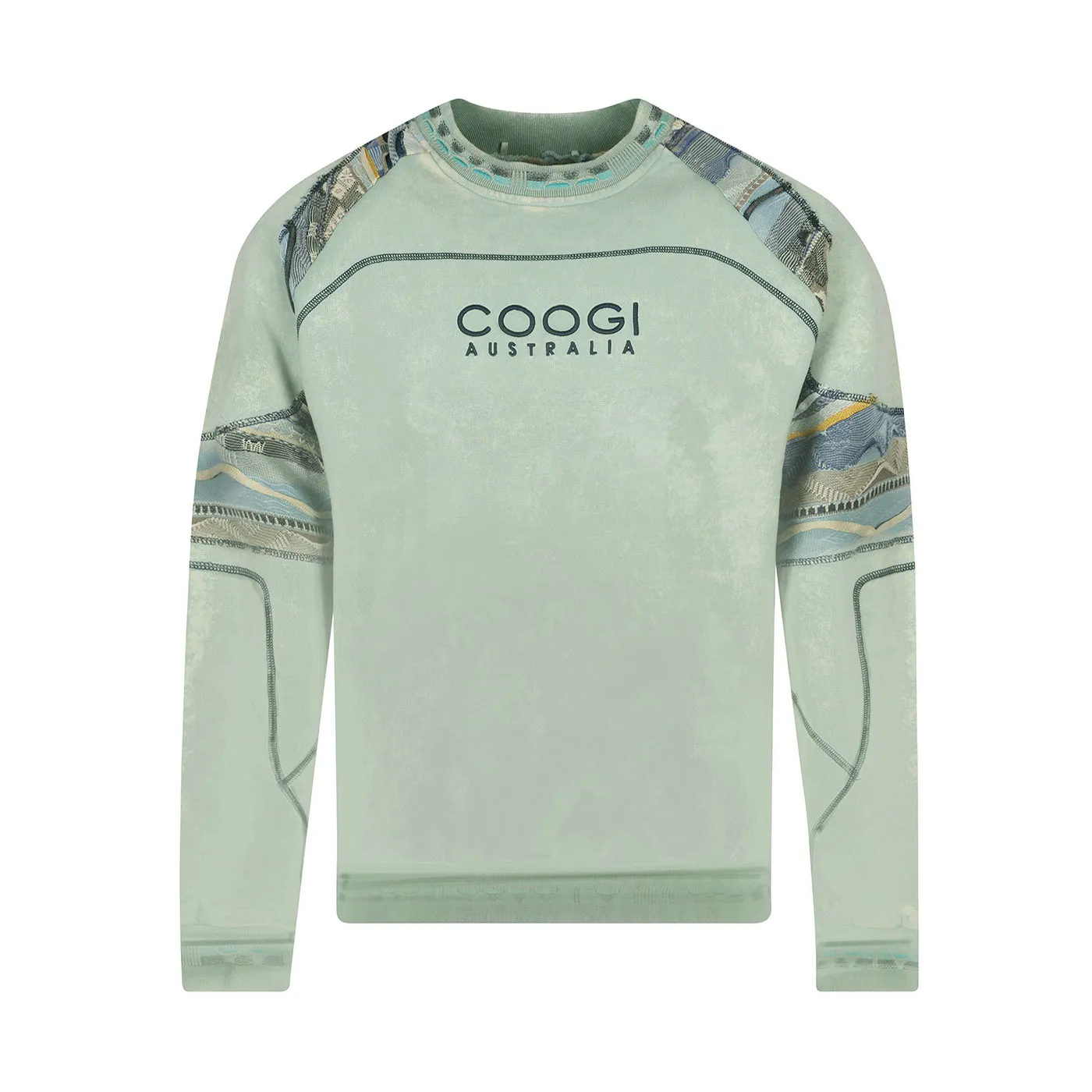 New - COOGI Sweater French Terry Crewneck - Mint sold by COOGI
