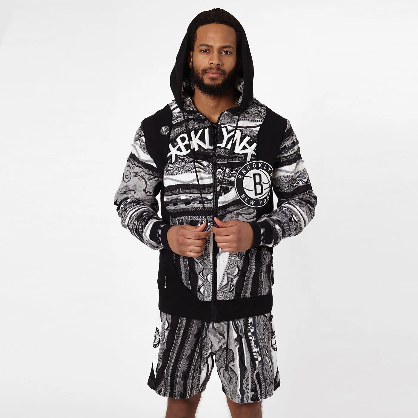 New - COOGI X NBA X Protege - Brooklyn Nets Full Zip Hoody sold by COOGI product image thumbnail 3