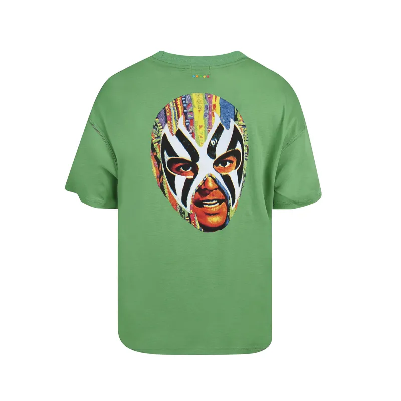New - COOGI Mask Tee - Oversized - Green sold by COOGI