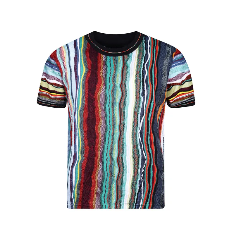 New- COOGI Light Weight Sweater Knit Tee in Jade Black sold by COOGI