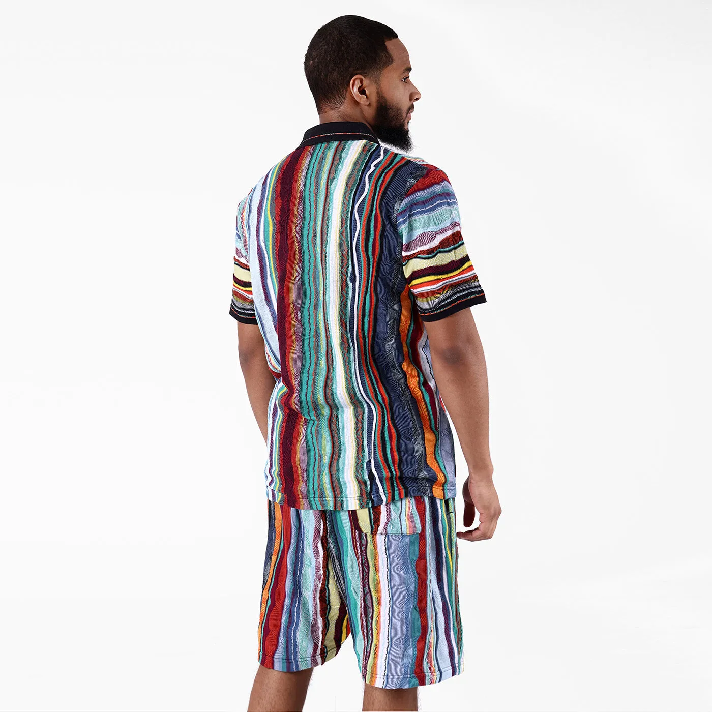 New - COOGI Light Weight Sweater Knit Polo in Jade Black sold by COOGI product image thumbnail 4