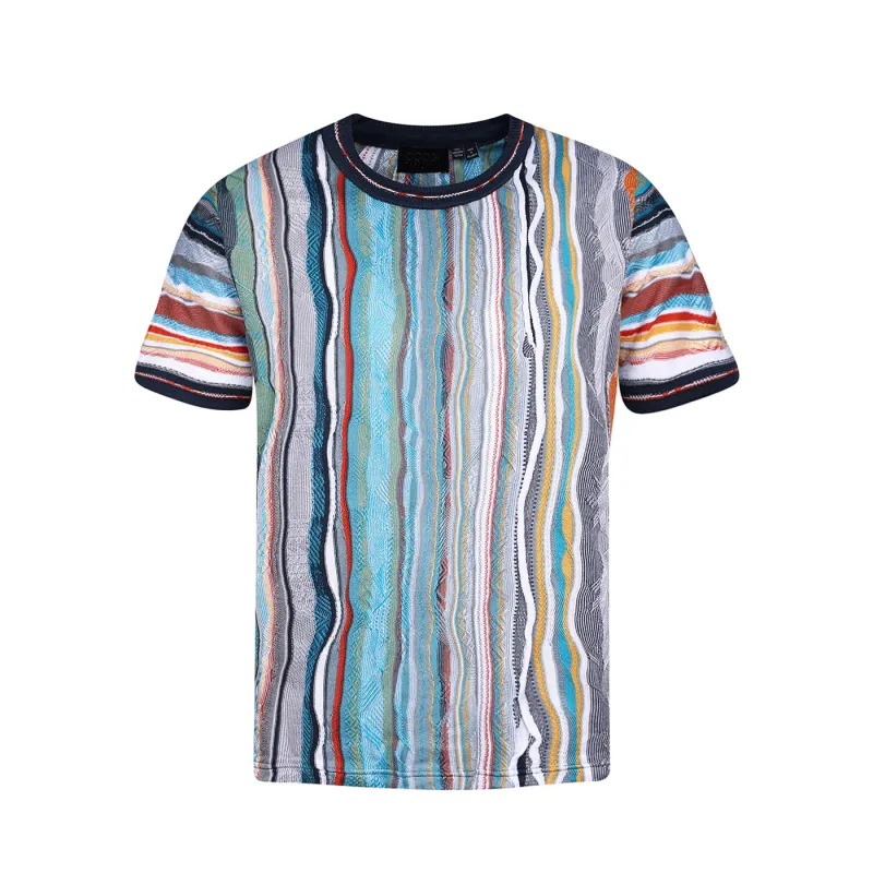 New- COOGI Light Weight Tee in Blue and Gray sold by COOGI