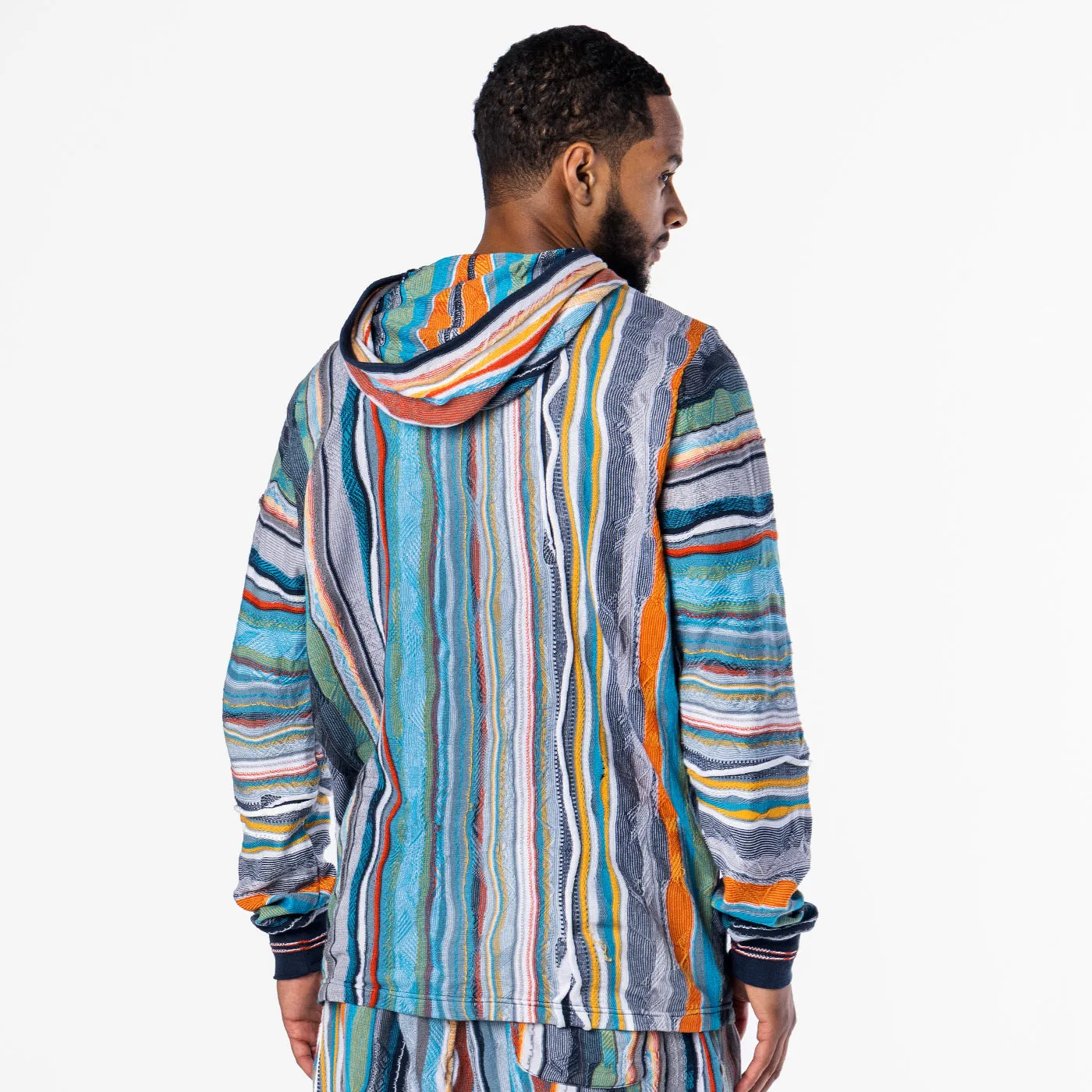 New - COOGI Light Weight Sweater Knit Hoody in Blue and Gray - Set sold by COOGI product image thumbnail 5