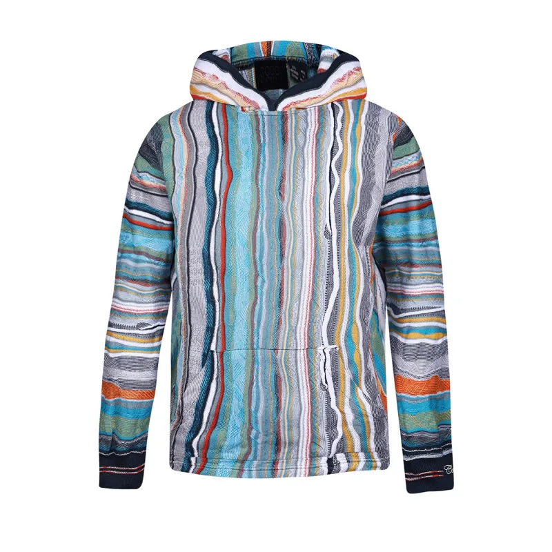 New - COOGI Light Weight Sweater Knit Hoody in Blue and Gray - Set sold by COOGI