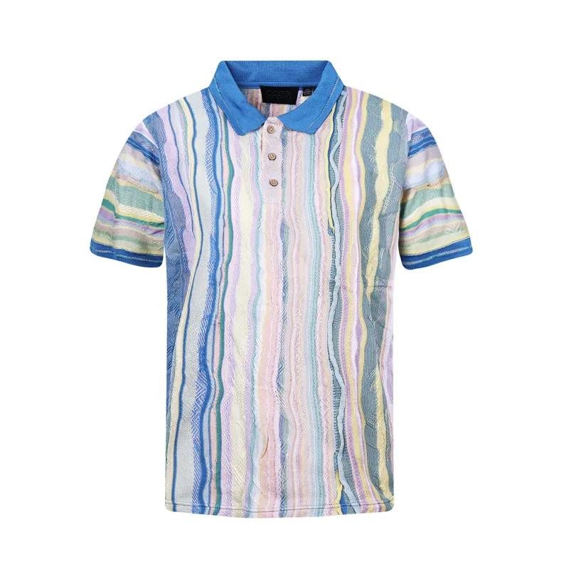 New - COOGI Light Weight Sweater Knit Polo in Pink and Blue Polo - Set sold by COOGI