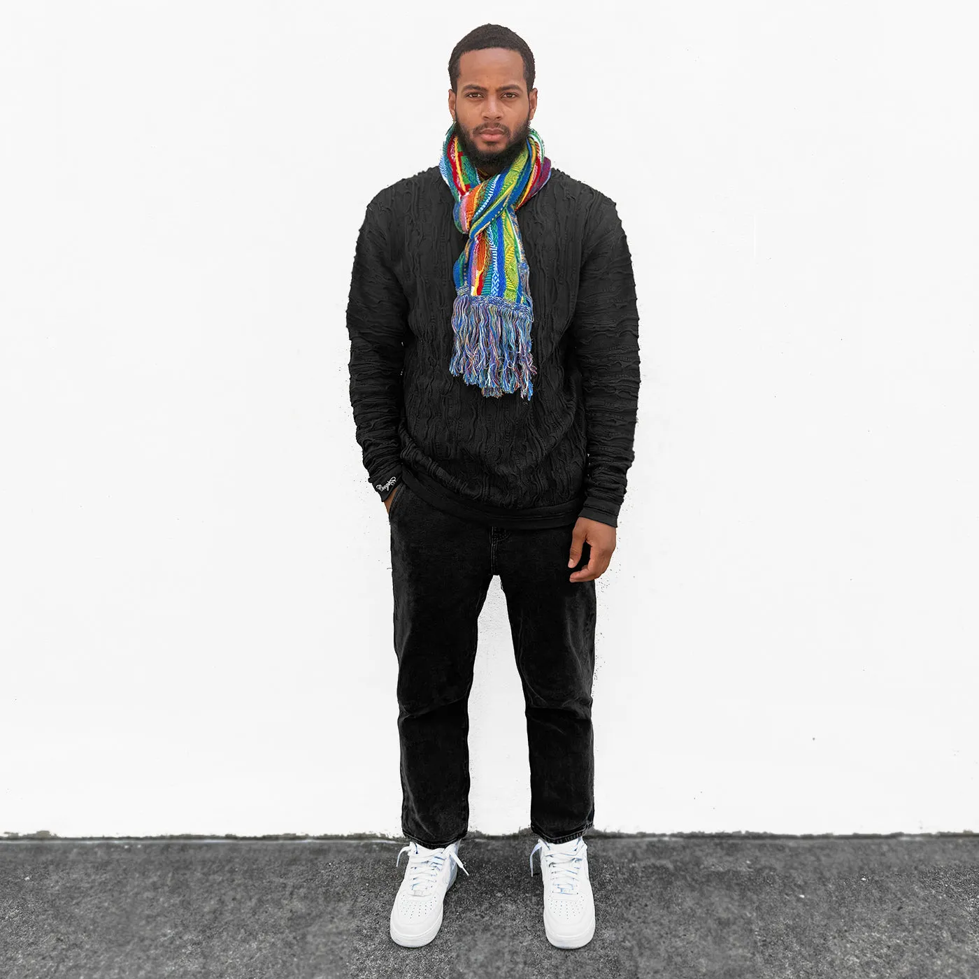 New - Classic Knit Scarf sold by COOGI product image thumbnail 4