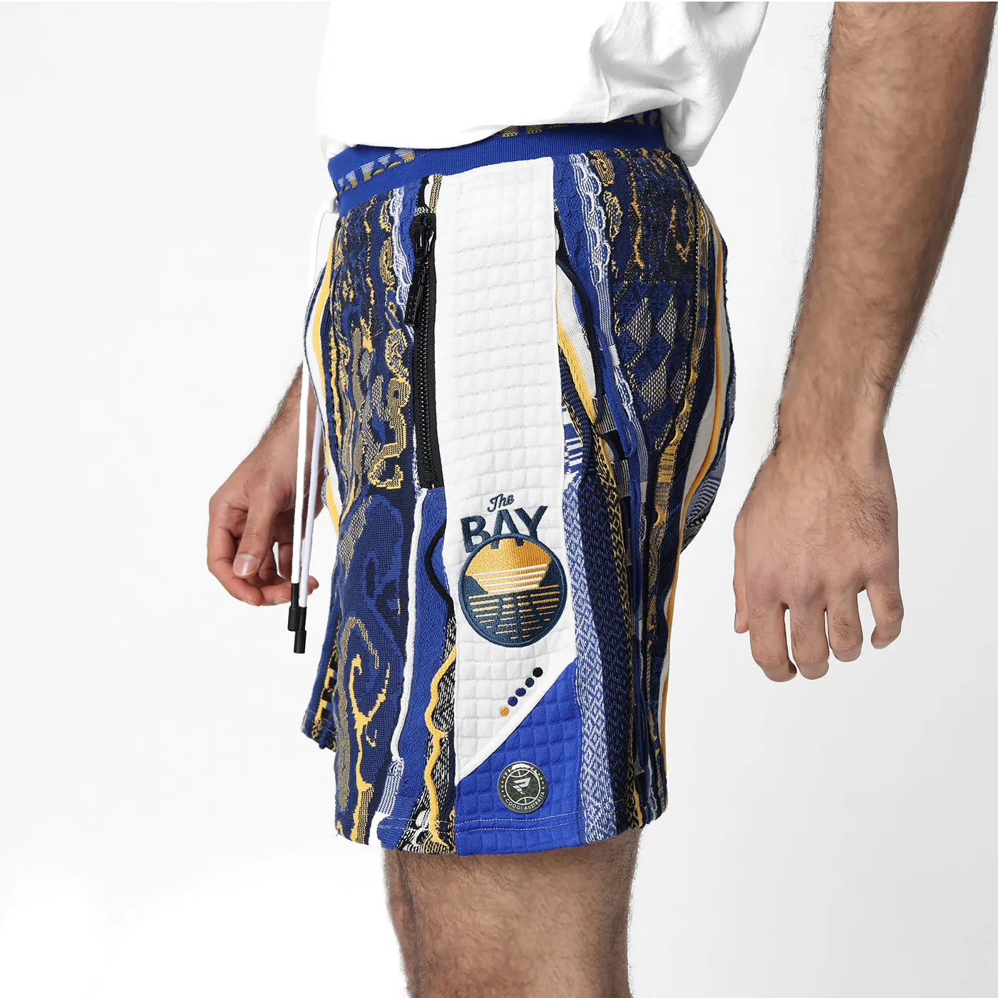New - COOGI X NBA X Protege -Golden State Warriors Sweater Knit Basketball Shorts - Set sold by COOGI product image thumbnail 3