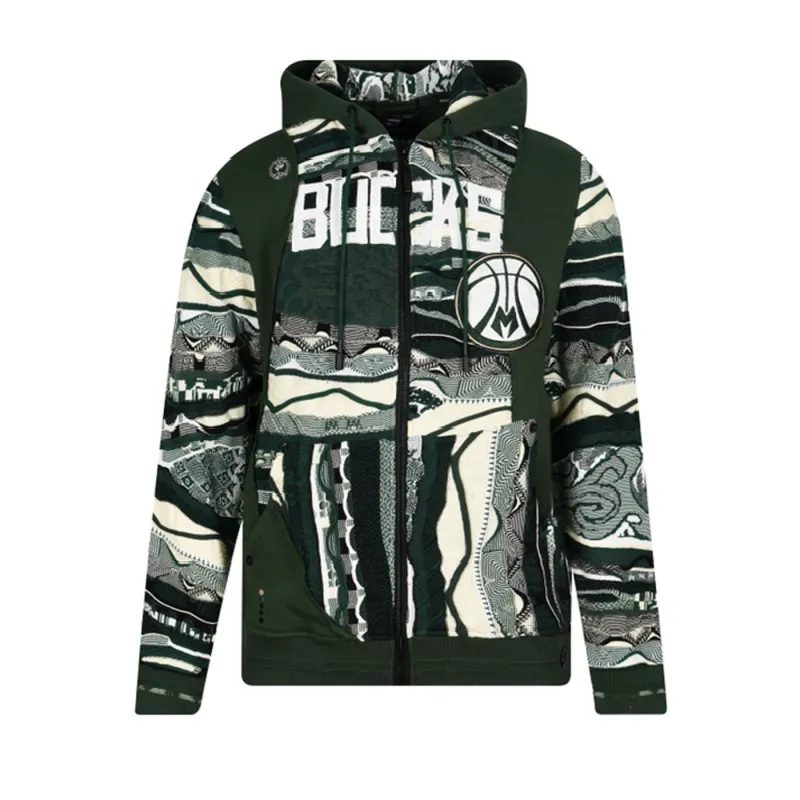 New - COOGI X NBA X Protege - Milwaukee Bucks Full Zip Hoody - Set sold by COOGI