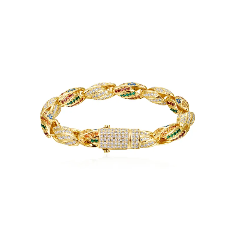 COOGI Twisted Rope Bracelet - Yellow Gold Plated sold by COOGI