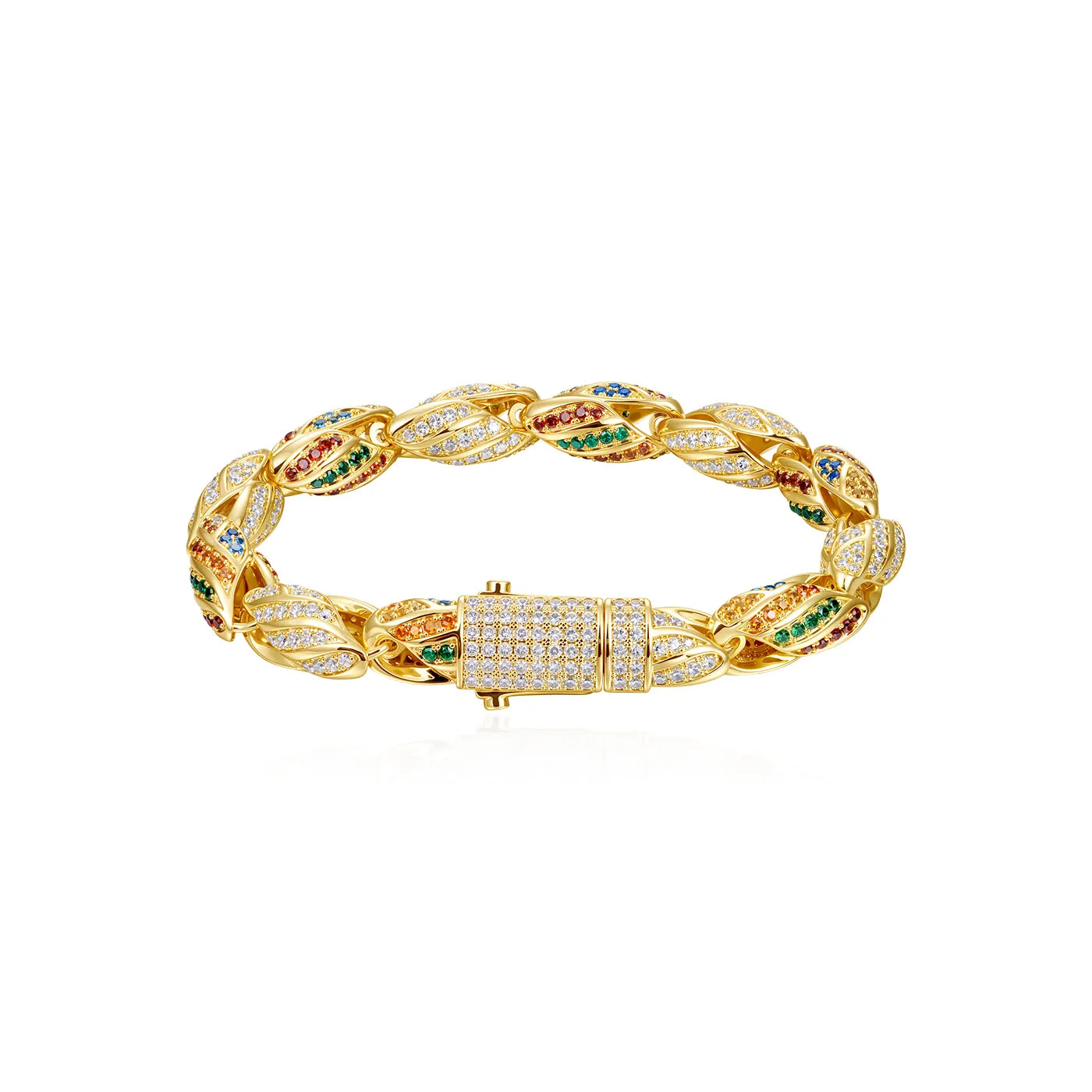 COOGI Twisted Rope Bracelet - Yellow Gold Plated sold by COOGI