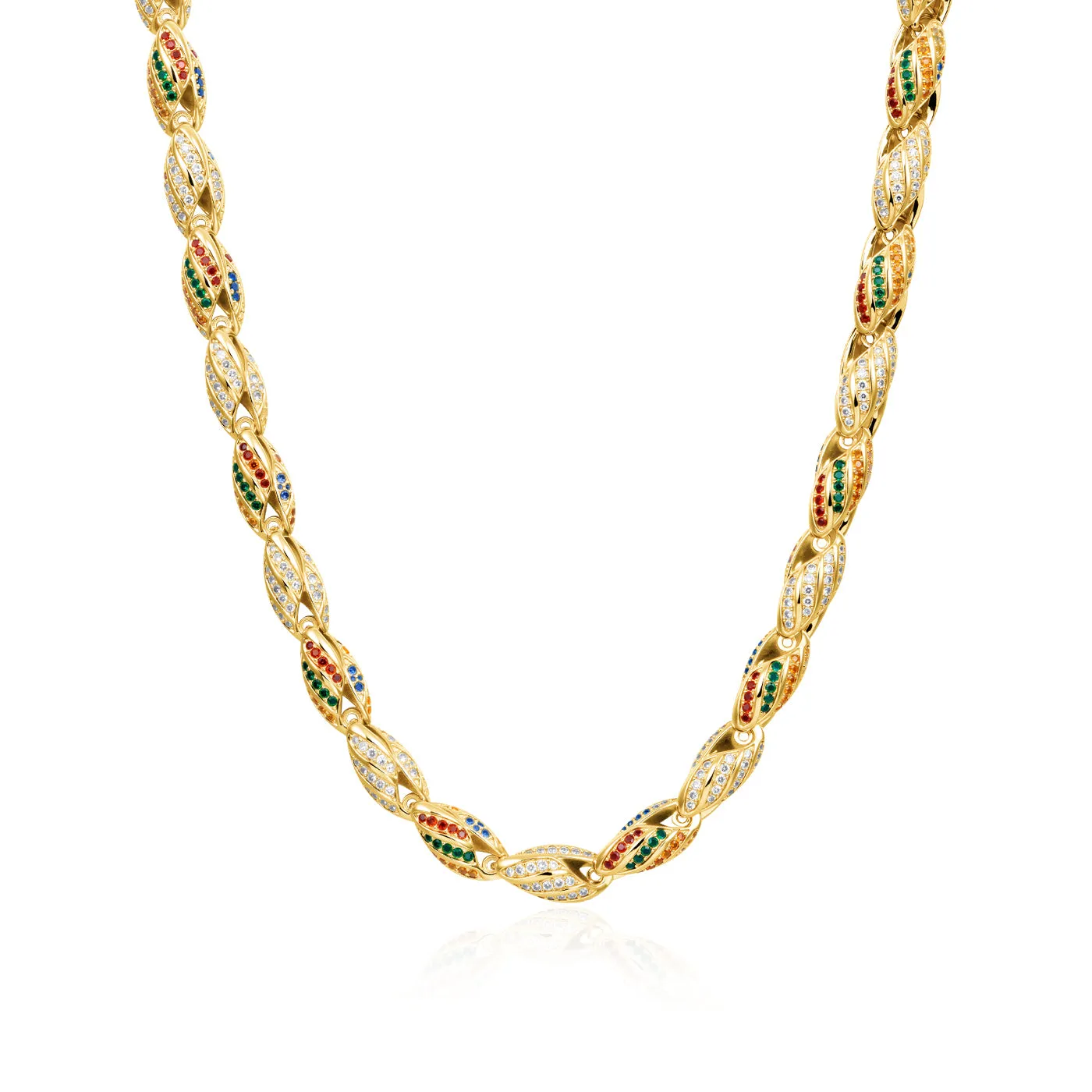 COOGI Twisted Rope Necklace - Yellow Gold Plated sold by COOGI