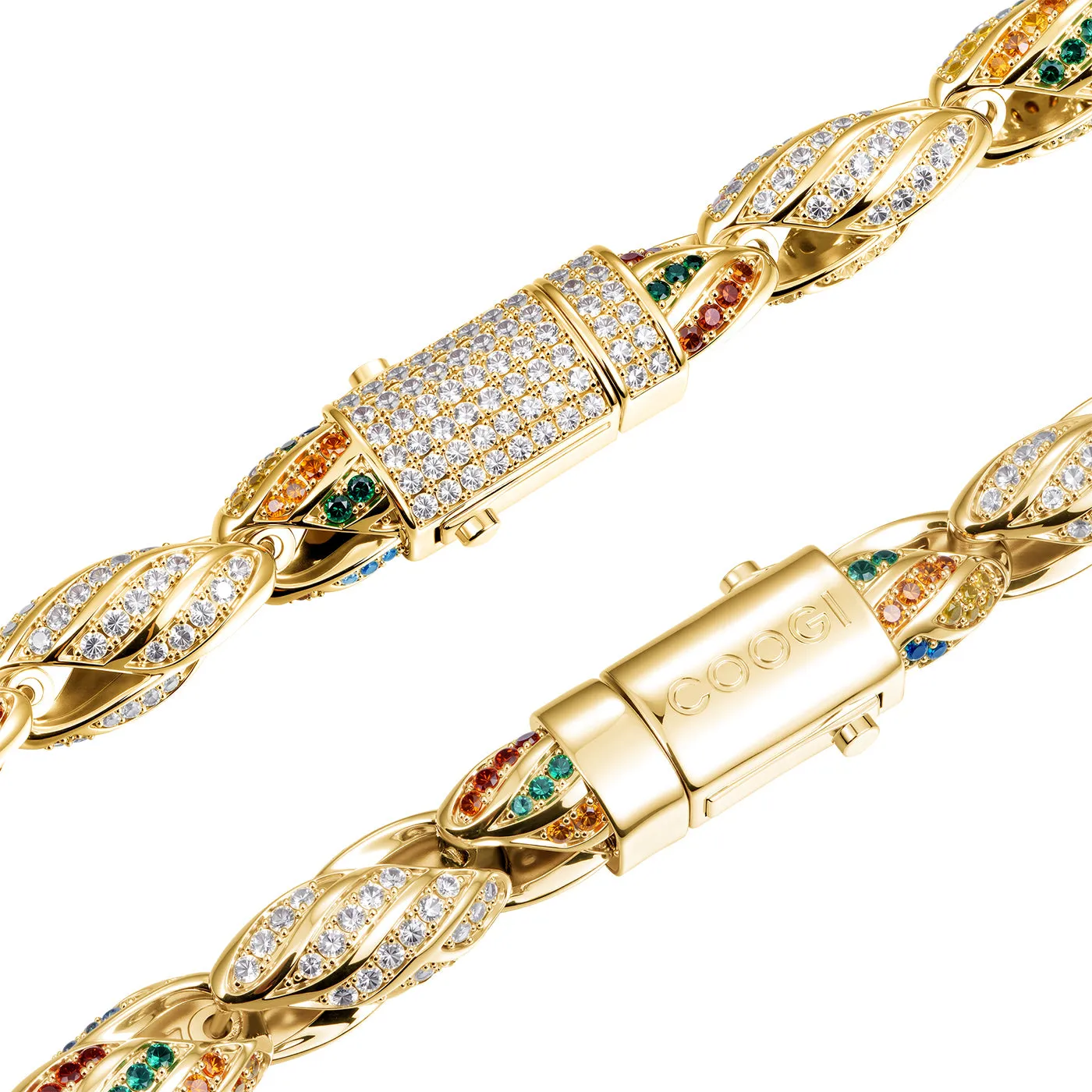 COOGI Twisted Rope Necklace - Yellow Gold Plated sold by COOGI product image thumbnail 4