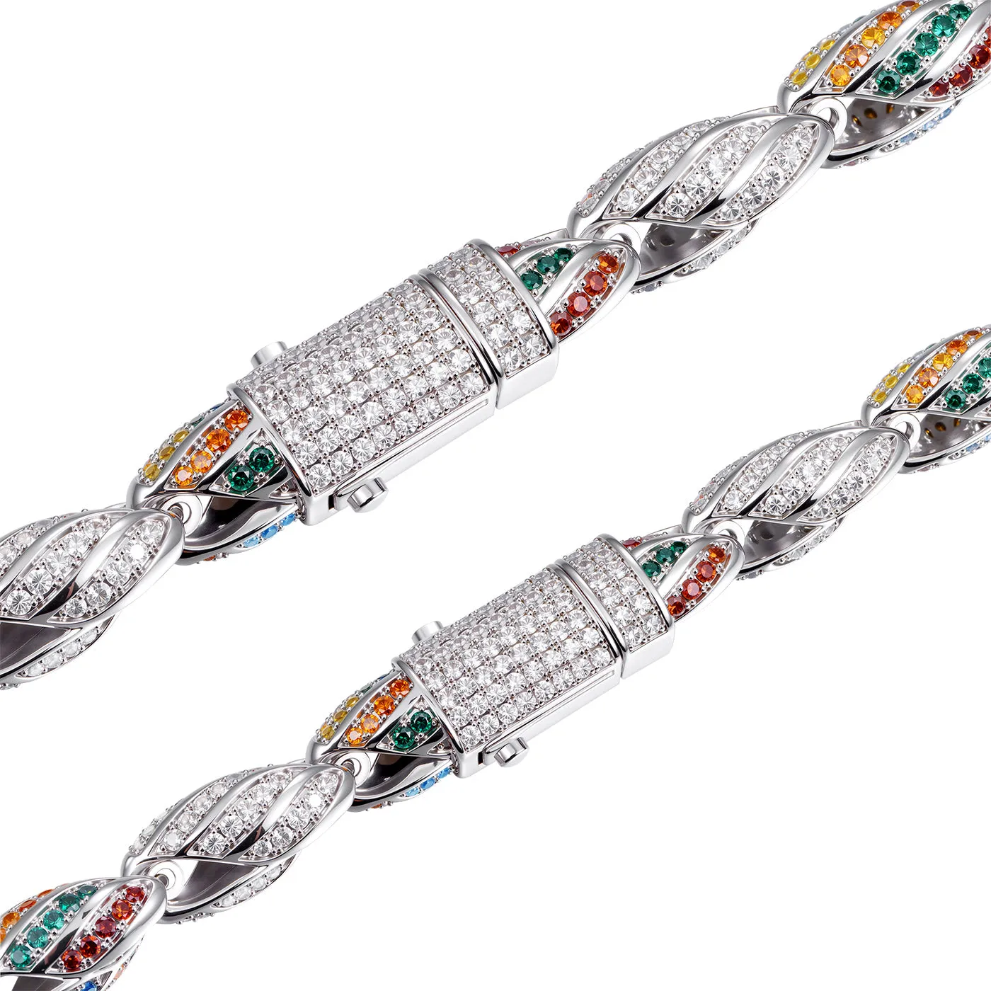 COOGI Twisted Rope Necklace - White Gold Plated sold by COOGI product image thumbnail 3