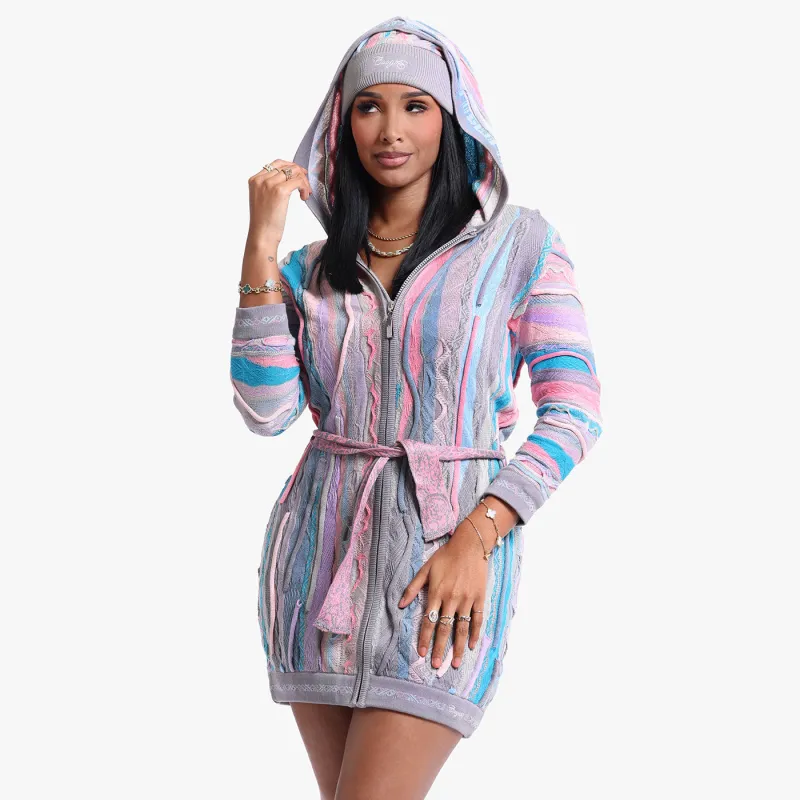 New - COOGI Sunburst Zip Hoody Sweater Dress sold by COOGI