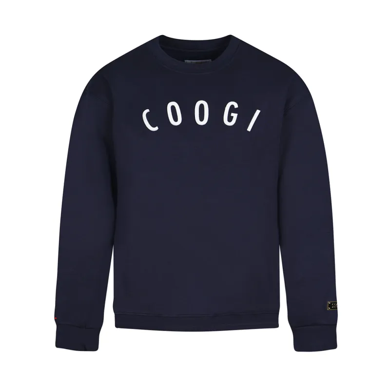 New - COOGI - Statement Crew - Oversized - Navy: COOGI Crown Reserve HeavyLuxe Fleece made by COOGI