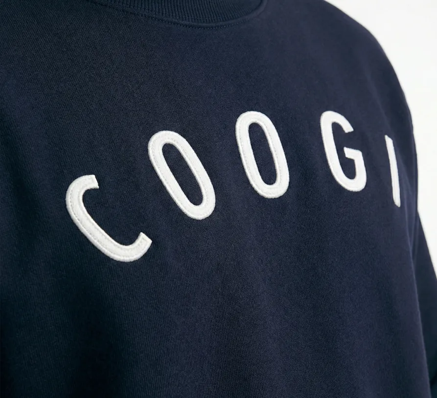 New - COOGI - Statement Crew - Oversized - Navy: COOGI Crown Reserve HeavyLuxe Fleece sold by COOGI product image thumbnail 5