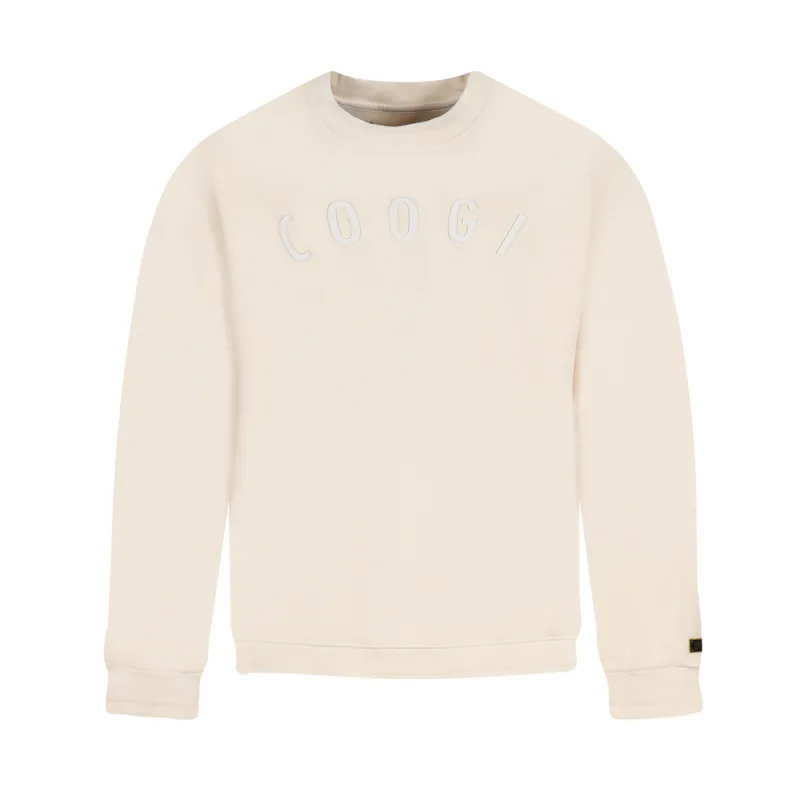 New - COOGI - Statement Crew - Oversized - Bone: COOGI Crown Reserve HeavyLuxe Fleece made by COOGI