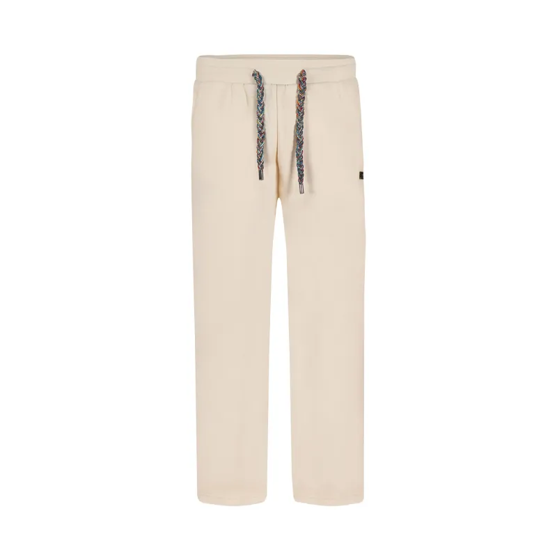 New - COOGI  - Block Logo and Statement Sweat Pant - Oversized - Bone: COOGI Crown Reserve HeavyLuxe Fleece made by COOGI