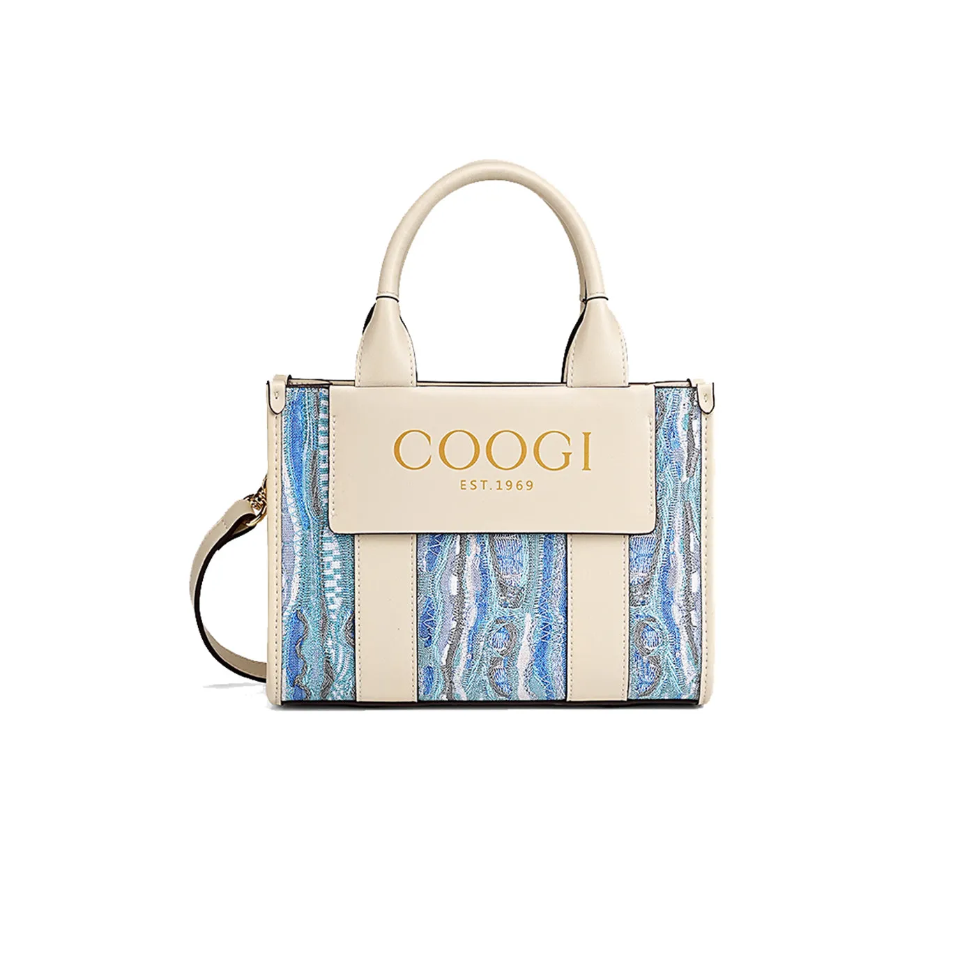New - COOGI Hamptons Mini Tote Bag - Blue sold by COOGI