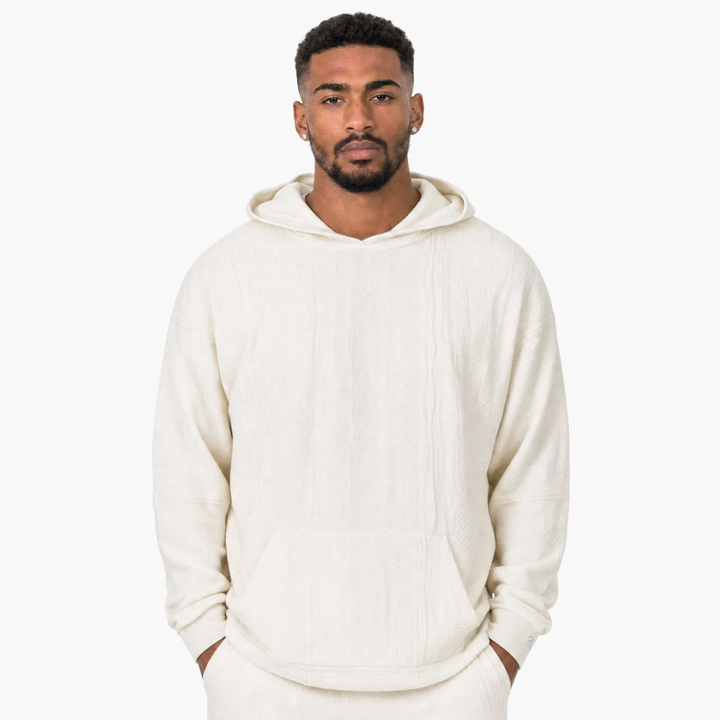 New - COOGI Light Weight Sweater Knit Cloud Dancer Hoody sold by COOGI product image thumbnail 2