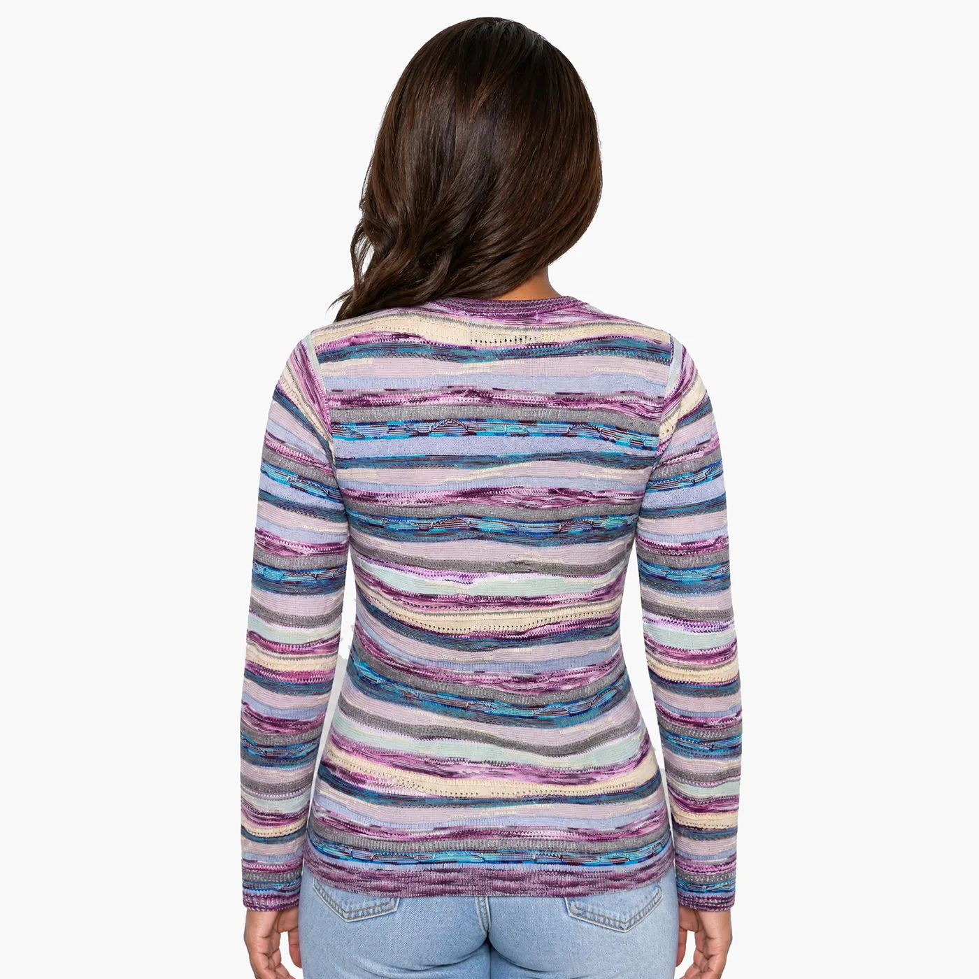 New - COOGI Women's All-Season Sweater Knit Cardigan - Purple Base sold by COOGI product image thumbnail 3