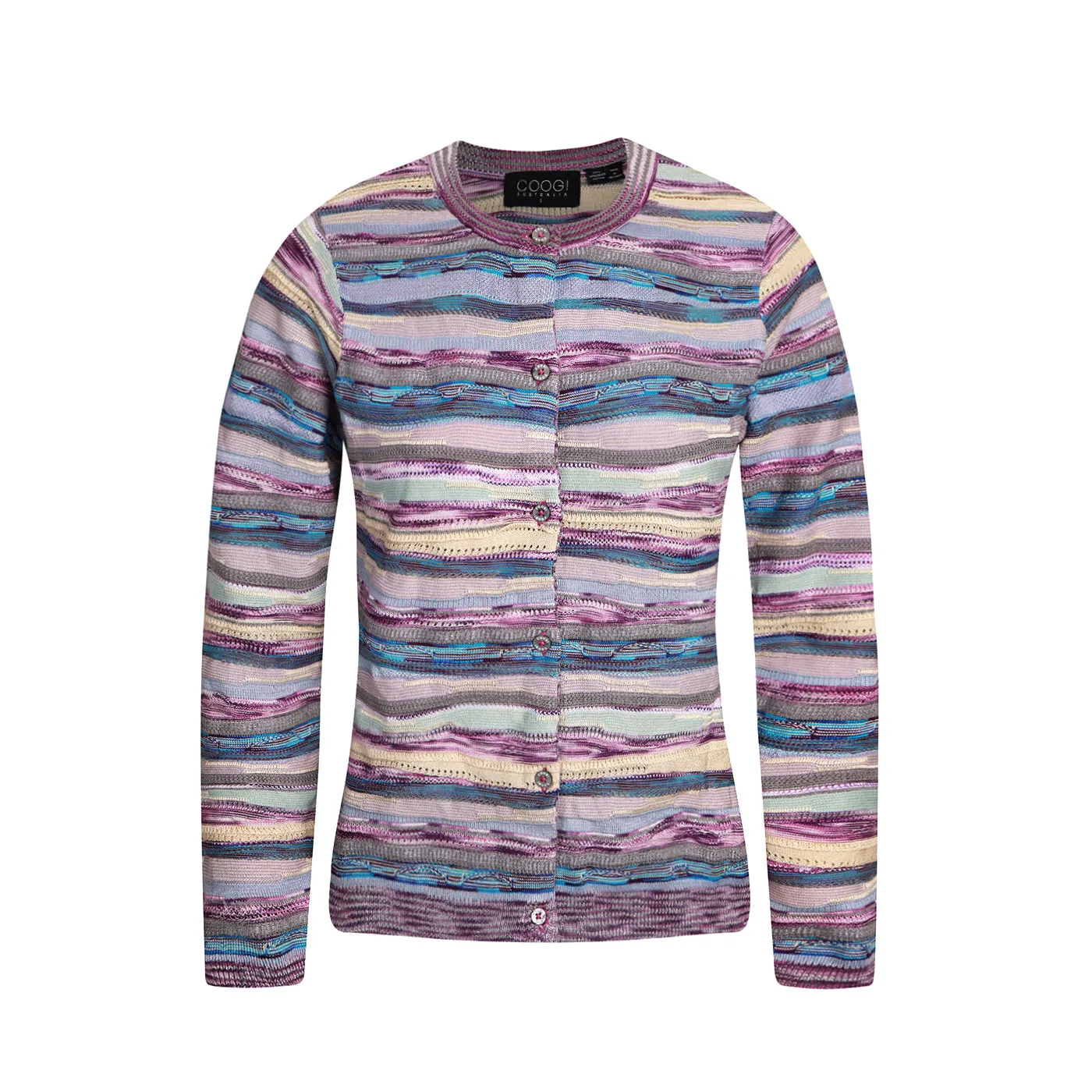 New - COOGI Women's All-Season Sweater Knit Cardigan - Purple Base sold by COOGI product image thumbnail 2