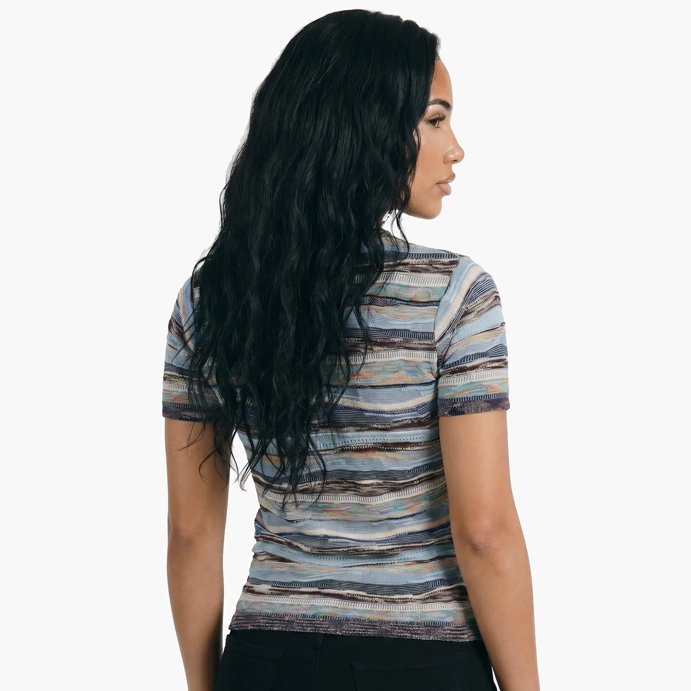 New - COOGI Women's All-Season Sweater Knit Top - Blue Multi sold by COOGI product image thumbnail 3