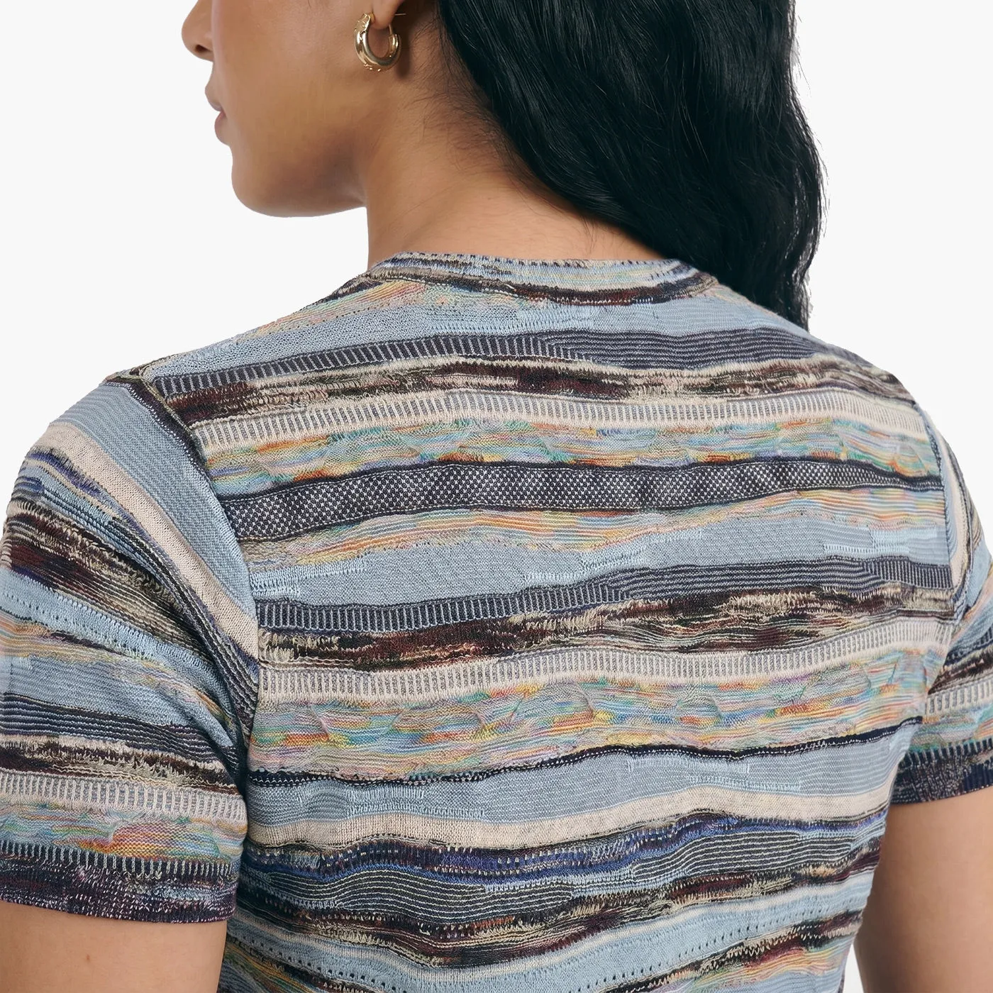 New - COOGI Women's All-Season Sweater Knit Top - Blue Multi sold by COOGI product image thumbnail 5
