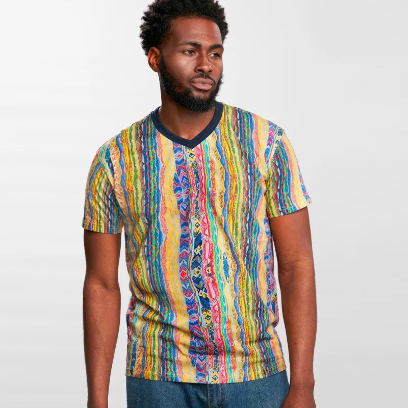 COOGI Tribute All-Over V-Neck Tee sold by COOGI