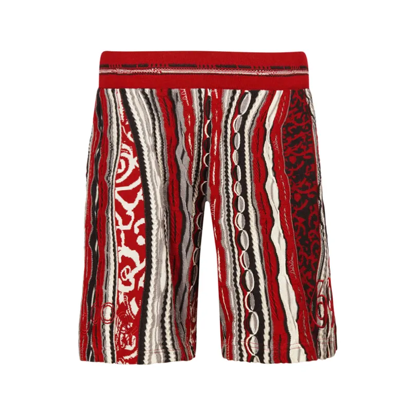 New - COOGI Red-Black Sweater Knit Basketball Shorts sold by COOGI