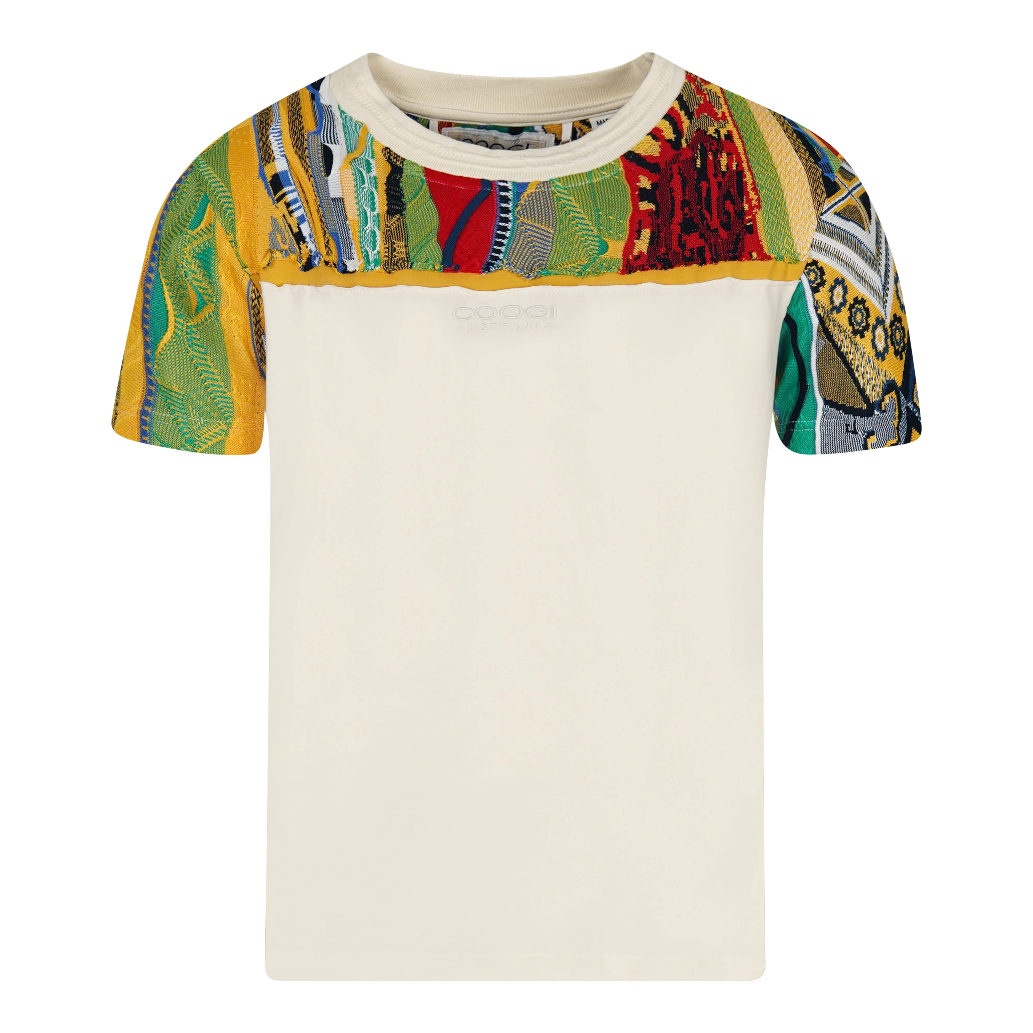 COOGI Sweater-Pieced Tee - Ivory sold by COOGI