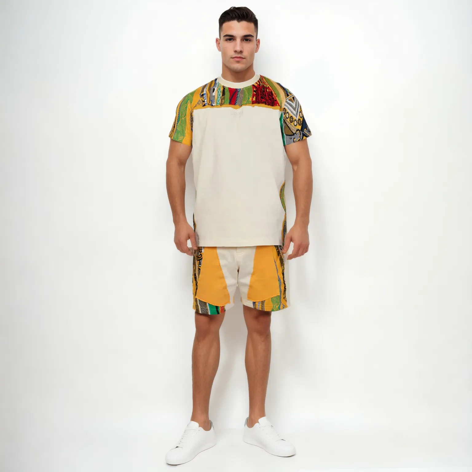 COOGI Sweater-Pieced Tee - Ivory sold by COOGI product image thumbnail 3